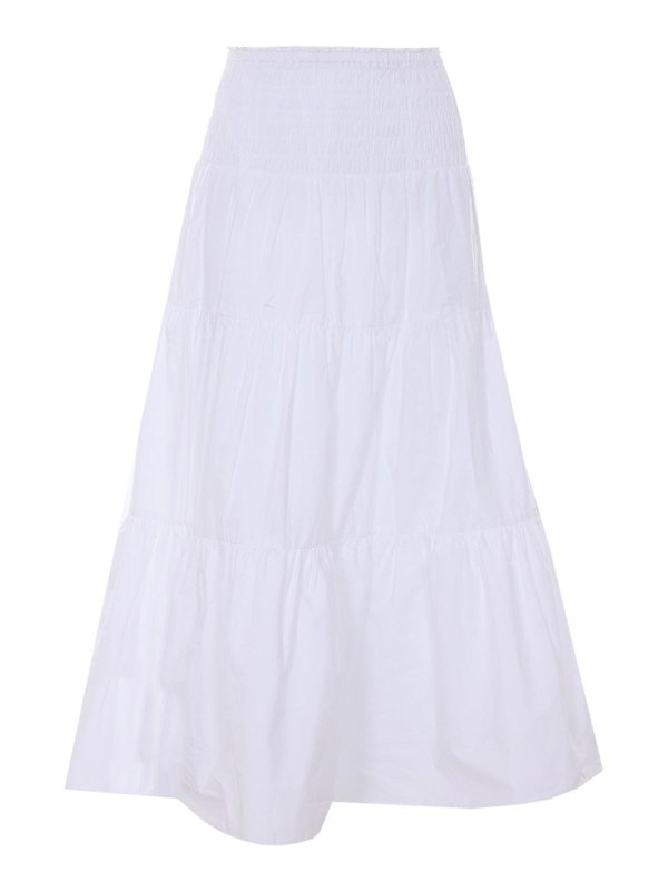 Michael Michael Kors: Faldas largas - Falda Larga - Blanco