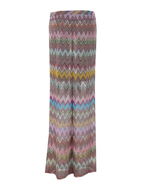 MISSONI: flared jeans online - Multicolor Lurex Pants
