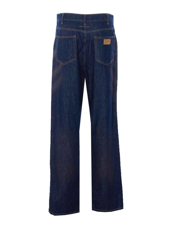 MM6 MAISON MARGIELA: ストレートジーンズ online - ストレートジーンズ - ブルー