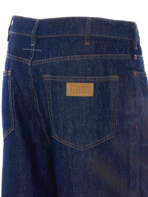 The Best Shops MM6 MAISON MARGIELA: ストレートジーンズ - ストレートジーンズ - ブルー