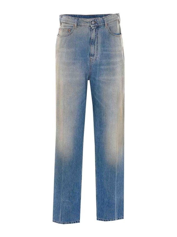 MM6 MAISON MARGIELA: Jeans Rectos - Vaqueros Rectos - Azul