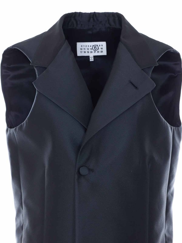 ベスト - 黒 shop online: MM6 MAISON MARGIELA