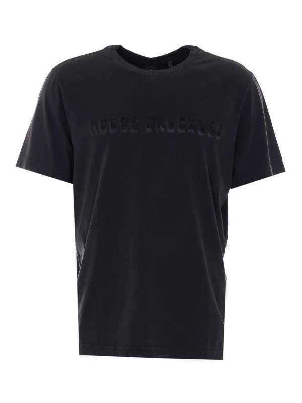 MOOSE KNUCKLES: Camisetas - Camiseta - Negro