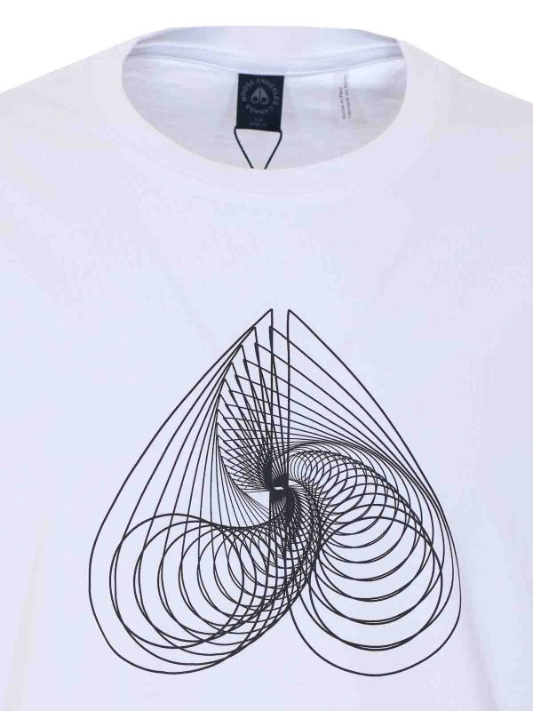 White Eclipso T-Shirt shop online: MOOSE KNUCKLES