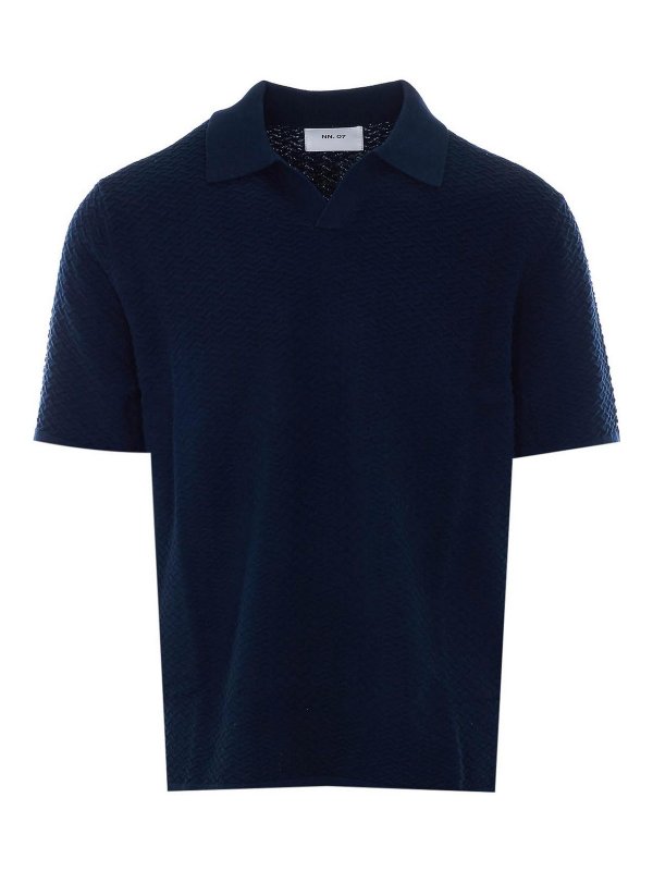 NN.07: Poloshirts - Poloshirt - Blau
