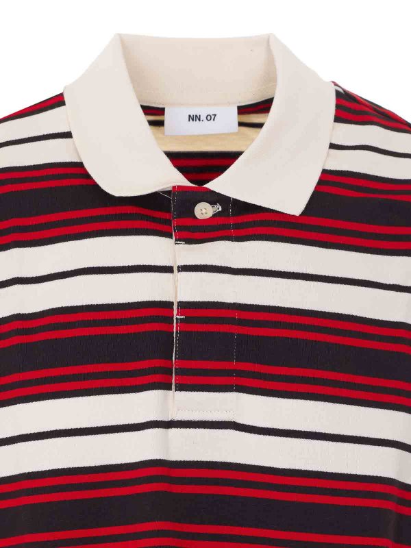 Polo Lionel Rossa E Bianca shop online: NN.07