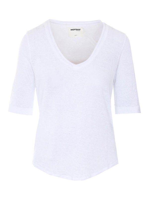 NOTSHY: Camisetas - Camiseta - Blanco