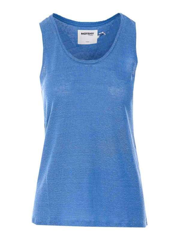 NOTSHY: Tops und Tank Tops - Top - Blau