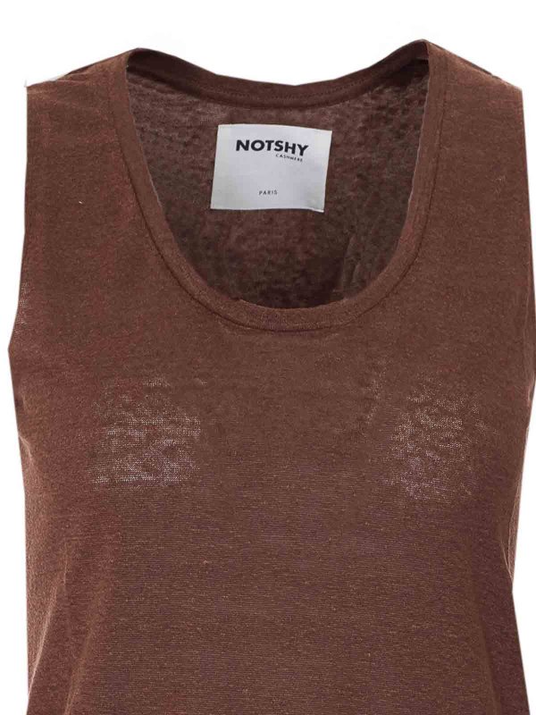 Top - Marrón shop online: NOTSHY