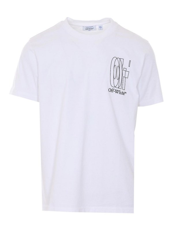 OFF-WHITE: Camisetas - Camiseta - Blanco