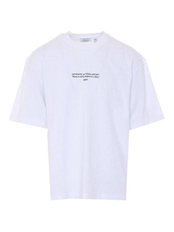 OFF-WHITE: Camisetas - Camiseta - Blanco