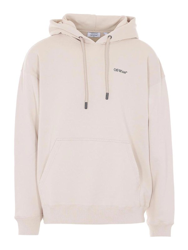 OFF-WHITE: Sweatshirts und Pullover - Sweatshirt - Beige