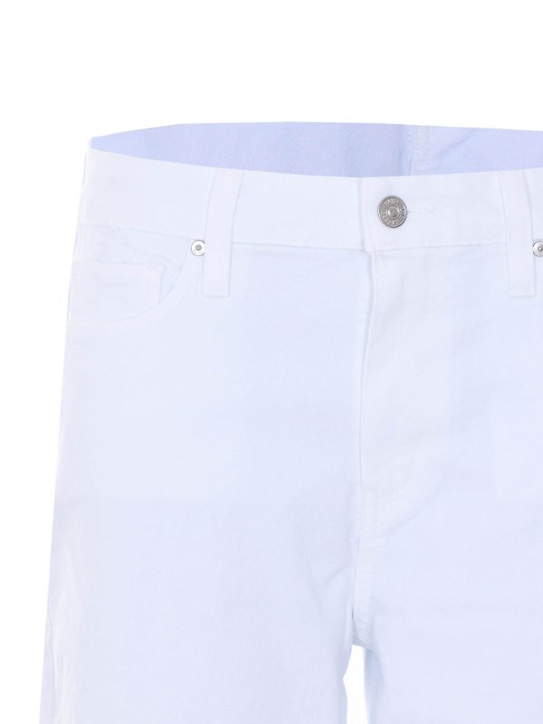 ストレートジーンズ - 白 shop online: PAIGE