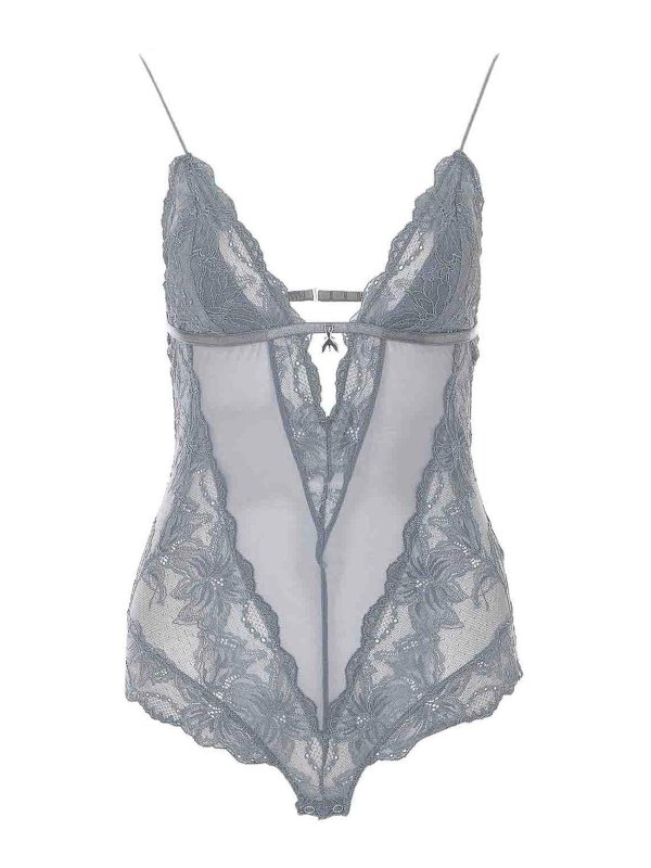 PATRIZIA PEPE: Tops und Tank Tops - Top - Grau