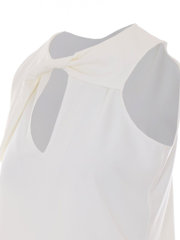 The Best Shops PATRIZIA PEPE: Tops y camisetas sin mangas - Top - Blanco
