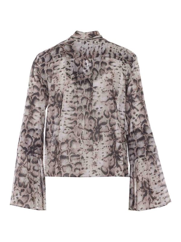 Pinko: bluse online - Camicetta Caracalla Beige E Nera
