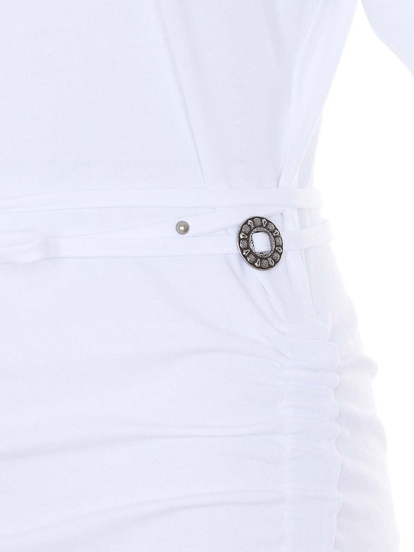 The Best Shops Pinko: Suéteres con cuello pico - Suéter Cuello Redondo - Blanco