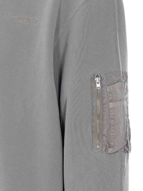 The Best Shops PREMIATA: Sweatshirts & Sweaters - Grey Sweatshirt