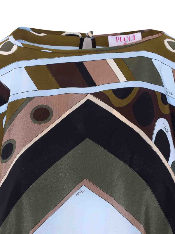 Tunik - Blau shop online: EMILIO PUCCI