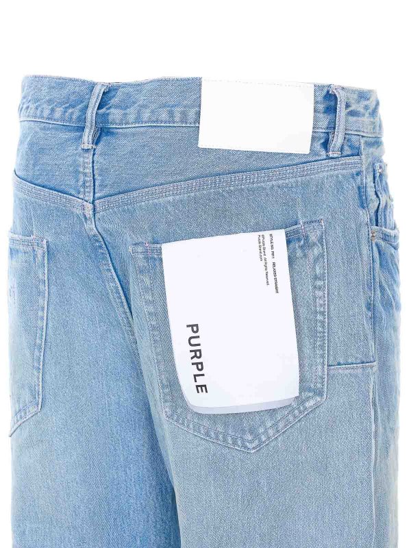 The Best Shops PURPLE BRAND: Jeans Rectos - Vaqueros Rectos - Azul