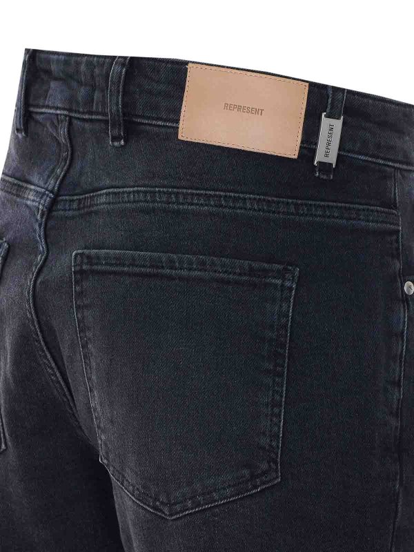 The Best Shops REPRESENT: straight leg jeans - Aged Black Boot Cut Jeans
