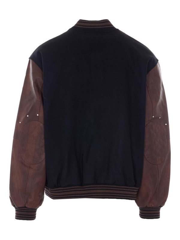 REPRESENT: bombers online - Jet Black Varsity Bomber