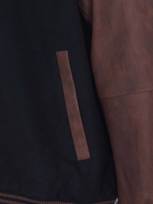 The Best Shops REPRESENT: bombers - Jet Black Varsity Bomber