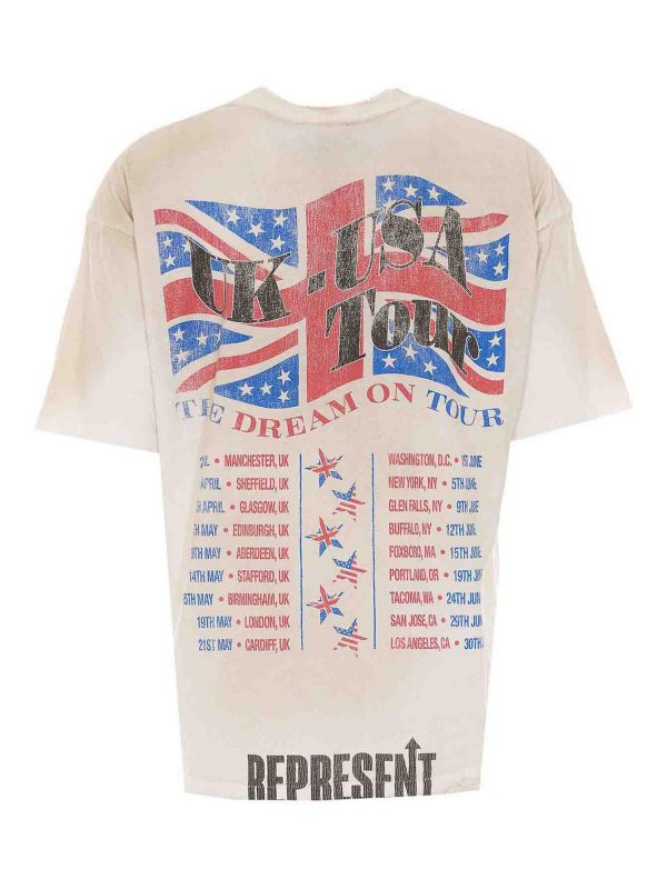 REPRESENT: t-shirts online - Washed Ecru T-Shirt
