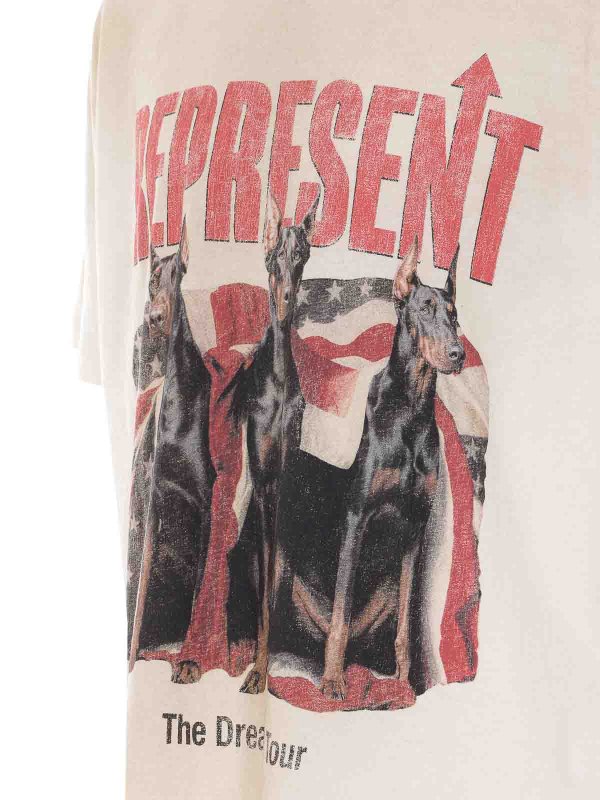 The Best Shops REPRESENT: t-shirts - Washed Ecru T-Shirt