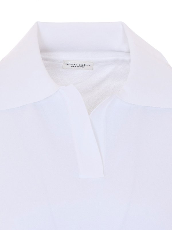 Poloshirt - Weiß shop online: ROBERTO COLLINA