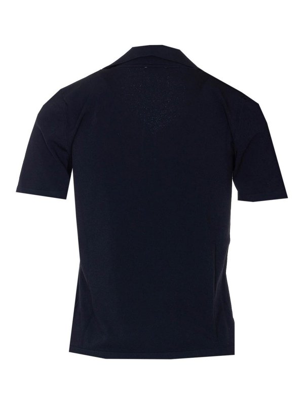 ROBERTO COLLINA: polo shirts online - Black Polo