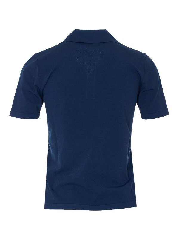 ROBERTO COLLINA: polo shirts online - Blue Polo