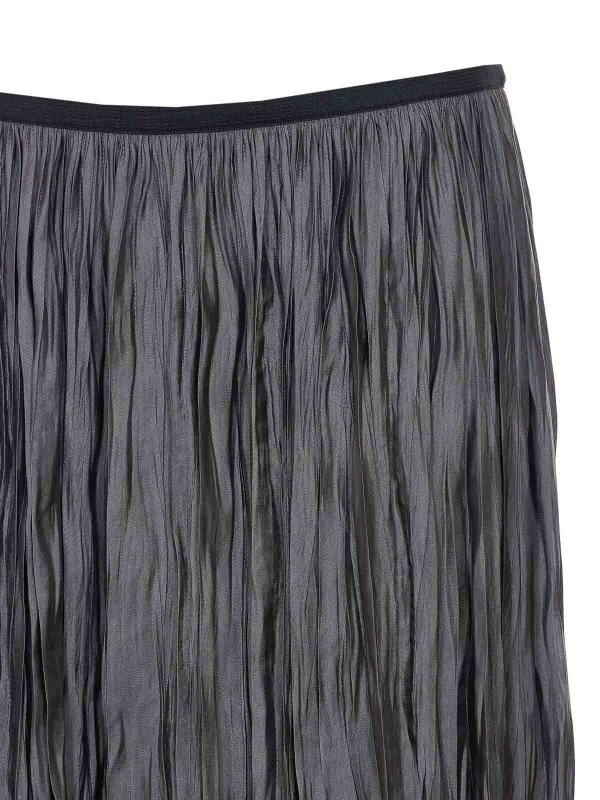 Langer Rock - Grau shop online: ROBERTO COLLINA