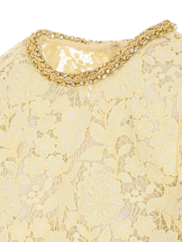 The Best Shops Self Portrait: Tops y camisetas sin mangas - Top - Amarillo