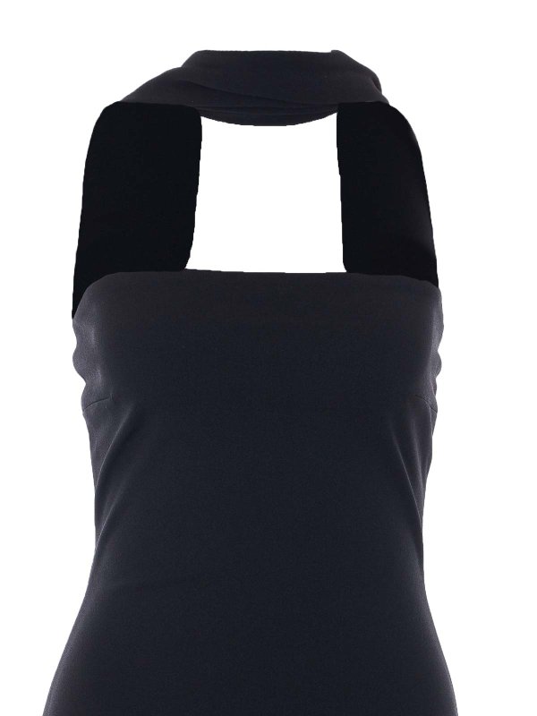 マキシドレス - 黒 shop online: SOLACE LONDON