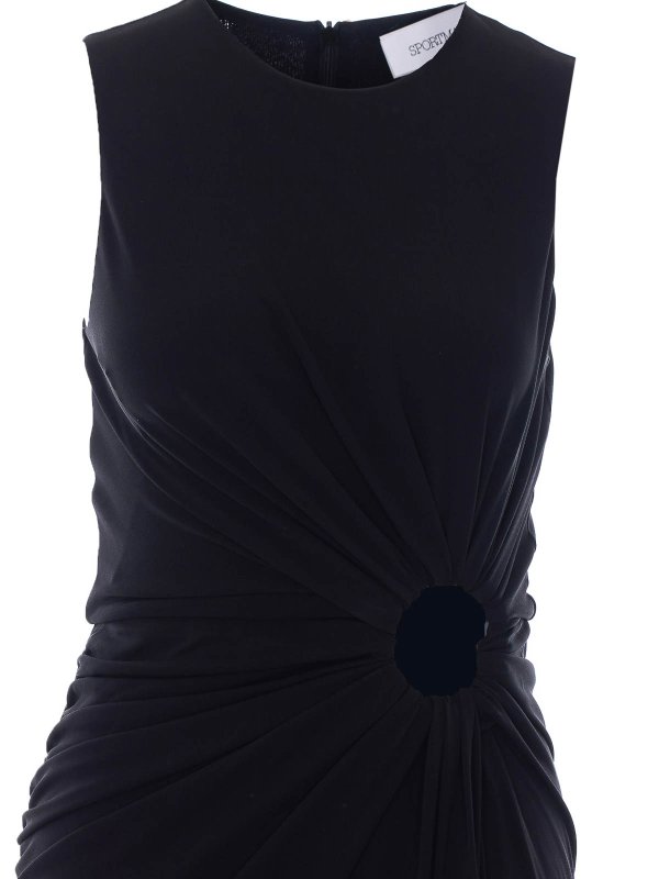 膝丈ドレス - 黒 shop online: SPORTMAX