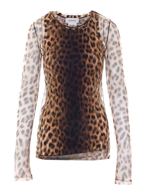 SPORTMAX: Tops und Tank Tops - Top - Braun