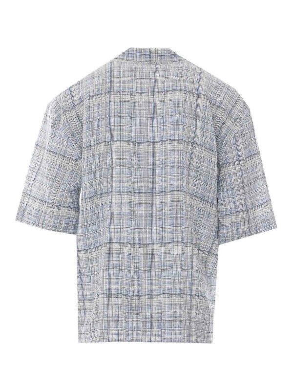 SUNFLOWER: camicie online - Camicia Adam blu e bianca