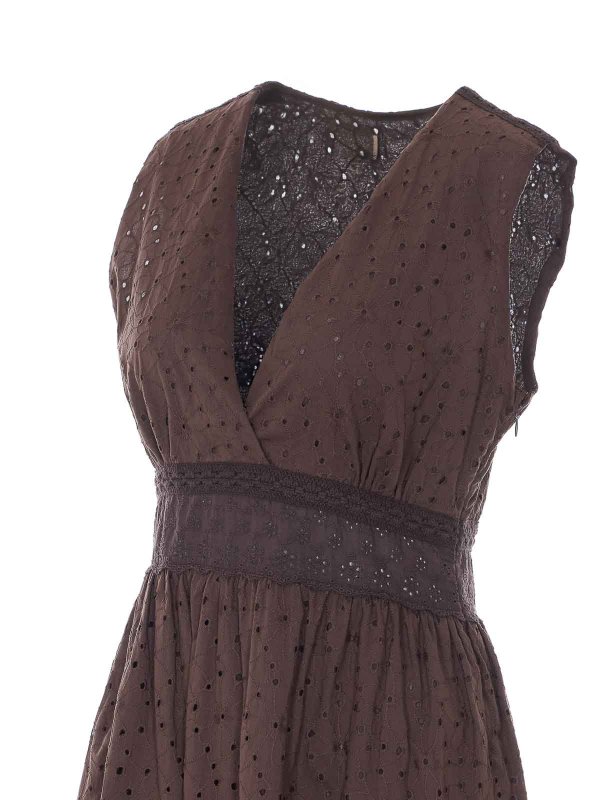 The Best Shops TWINSET: Maxi robe - Maxi Robe - Marron