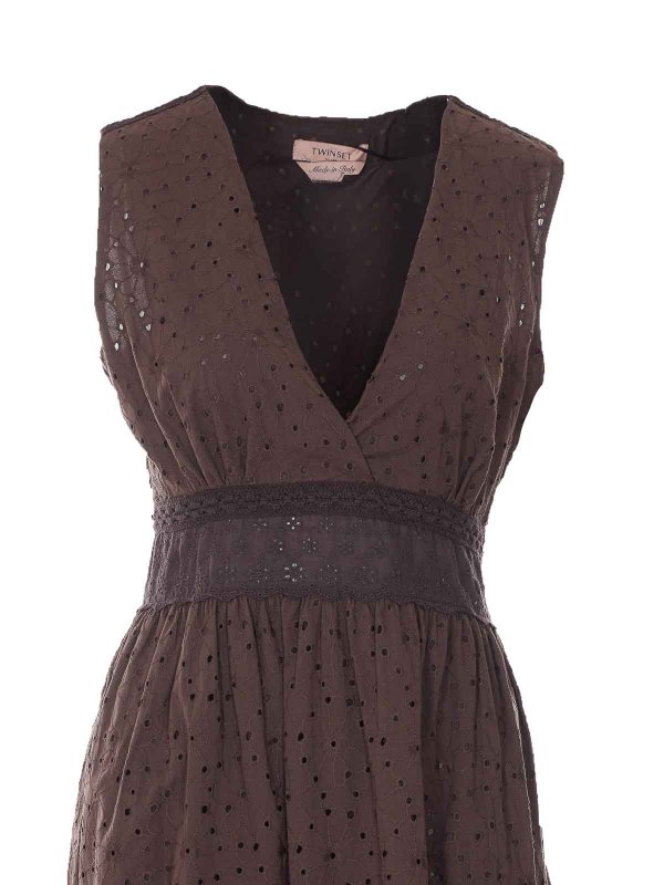 Maxi Robe - Marron shop online: TWINSET