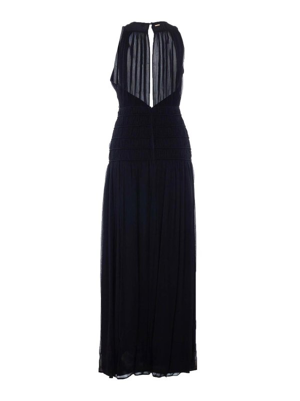 TWINSET: maxi dresses online - Black Long Dress