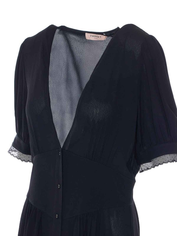 The Best Shops TWINSET: Vestidos largos - Vestido Largo - Negro