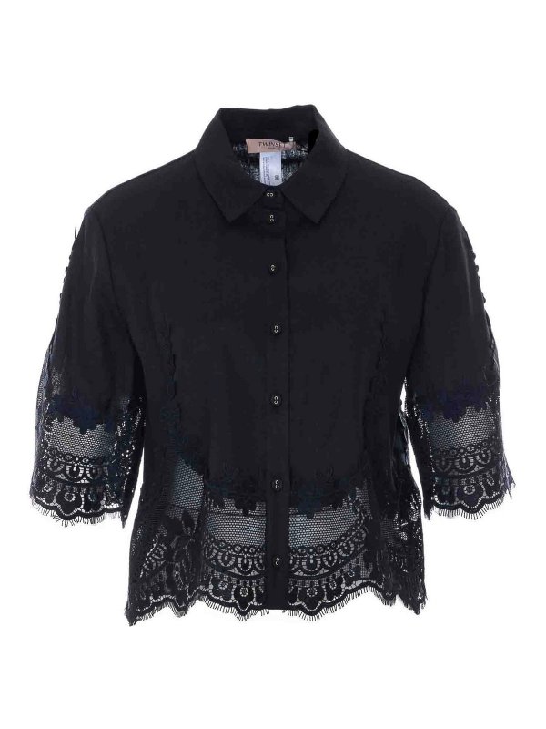 TWINSET: camicie - Camicia ricamata
