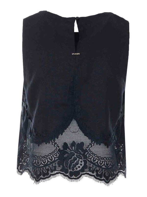 TWINSET: Tops & Tank tops online - Black Top