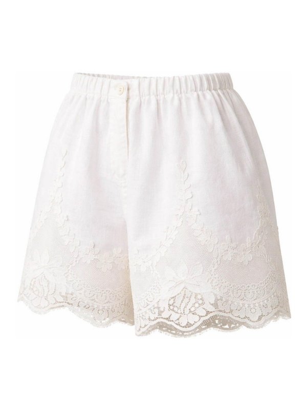 TWINSET: Trousers Shorts online - White Shorts