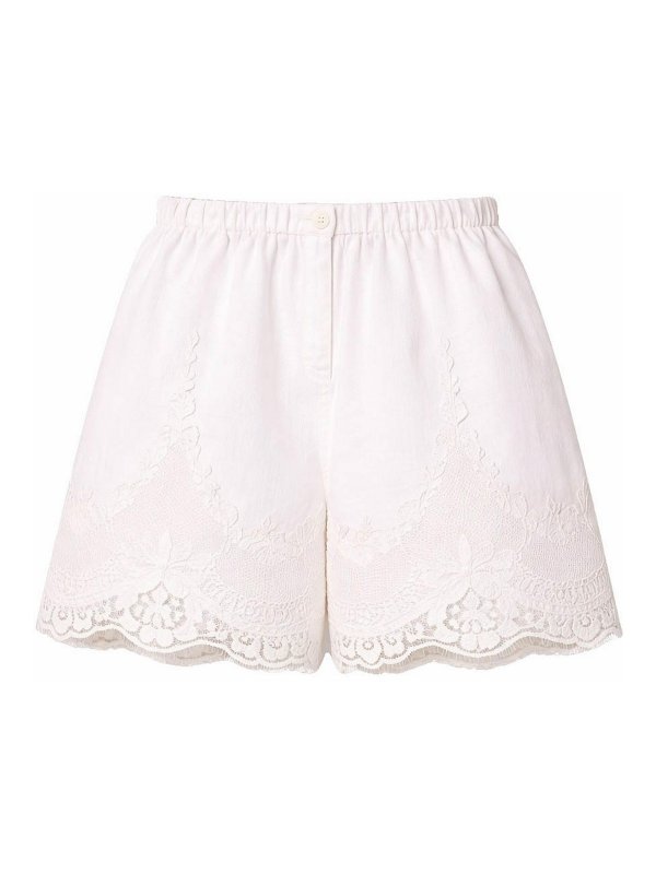 The Best Shops TWINSET: Trousers Shorts - White Shorts