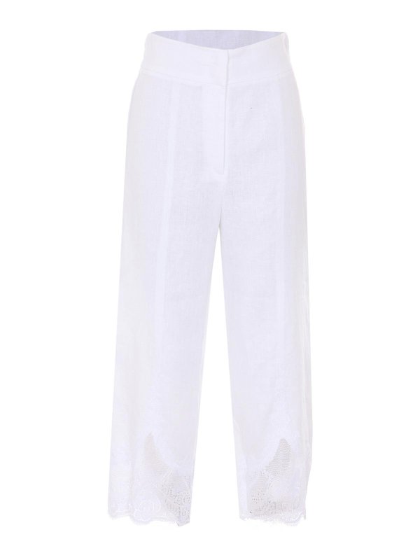 TWINSET: Casual Hosen - Casual Hose - Weiß