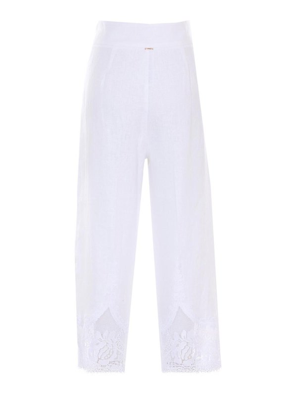 TWINSET: Casual Hosen online - Casual Hose - Weiß