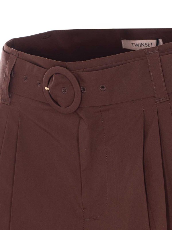The Best Shops TWINSET: Hosen Shorts - Shorts - Braun