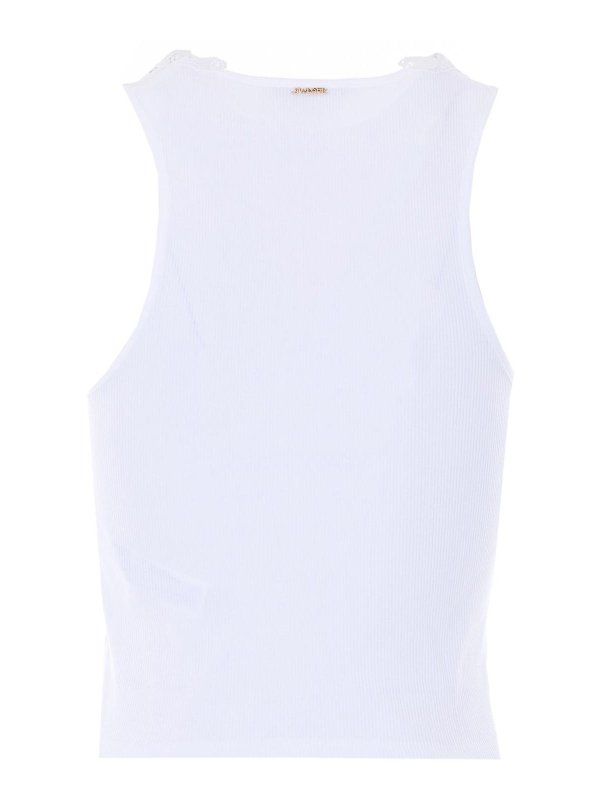 TWINSET: Tops y camisetas sin mangas online - Top - Blanco